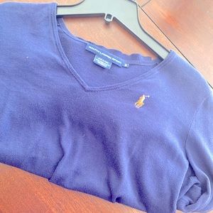 Ralph Lauren Cotton V-neck Sweater